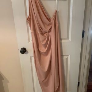 One shoulder dress